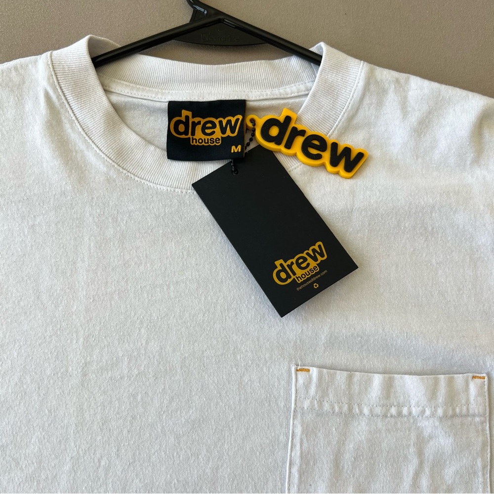 Drew House White Long Sleeve - Size men’s Medium